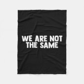 We Are Different Not Same Motivation Drive Wer  Fleecedecke (Vorderseite)