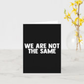 We Are Different Not Same Motivation Drive Wer  Karte (Gelbe Blume)