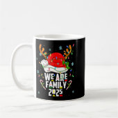 We Are Family 2025 Black Christmas Tree Santa Pjs  Kaffeetasse (Links)
