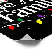 We Are Family Christmas Pajamas Funny Matching Xma Poster (Ecke)