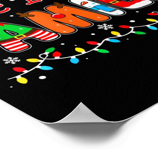 We Are Family Christmas Pajamas Funny Matching Xma Poster (Ecke)