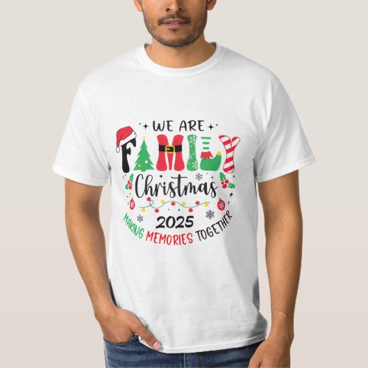 We Are Family Christmas T-Shirt” T-Shirt (Vorderseite)