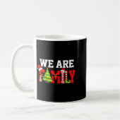 We Are Family Santa Hat Xmas Tree Elf Christmas Ma Kaffeetasse (Links)