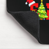 We Are Family Santa Hat Xmas Tree Elf Christmas Ma Mousepad (Ecke)