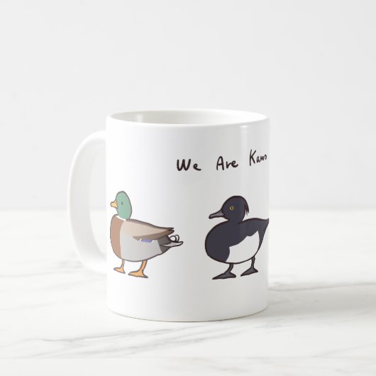 We Are Kamo Kamo Kaffeetasse (Vorderseite Links)