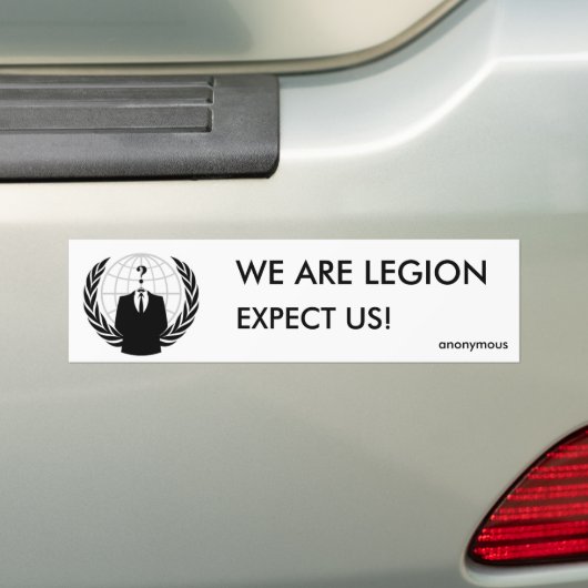 we are legion - anonymous autoaufkleber (Auf Auto)