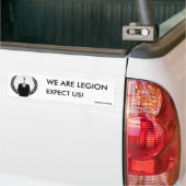 we are legion - anonymous autoaufkleber (Auf Lkw)
