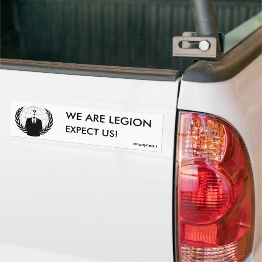 we are legion - anonymous autoaufkleber (Auf Lkw)