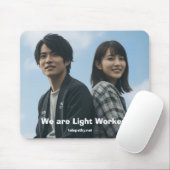We are Light Worker Mousepad (Mit Mouse)