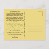 We Are meant To Bee Quote Funny Two Bees Wedding Ankündigungspostkarte (Rückseite)