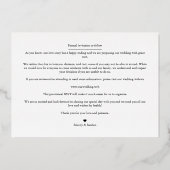 We Are Meant To Bee Quote Funny Two Bees Wedding Folieneinladung (Rückseite)