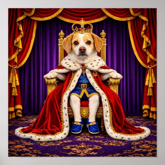 "We Are Not Amused" Poster (Vorne)