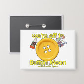 "We are Off to Button Moon" - Retro TV Nostalgie (Vorderseite/Rückseite)