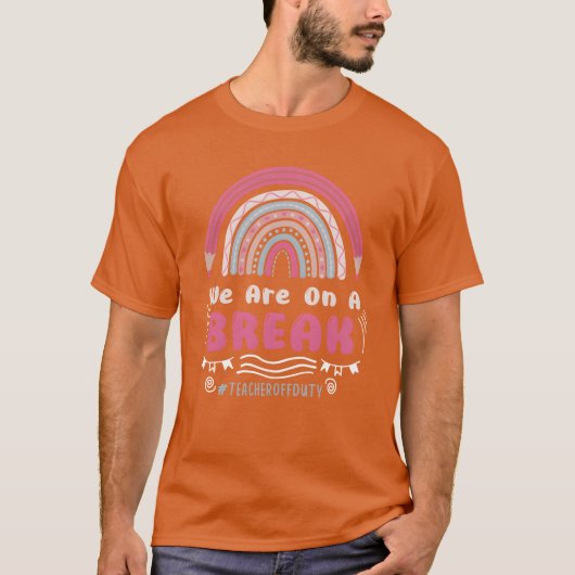 We are on a break vacations off duty teachers boy T-Shirt (Vorderseite)