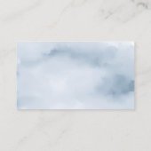 We Are On Cloud Nine Baby Shower Diaper Raffle Begleitkarte (Rückseite)