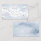 We Are On Cloud Nine Baby Shower Diaper Raffle Begleitkarte (Vorne/Hinten)