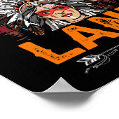 We are on Indigenous Land funny native american In Poster (Ecke)