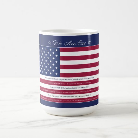 We Are One Kaffeetasse (Mittel)