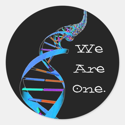 "We are One" Orphan Black Fan Merchandise Sticker (Vorderseite)