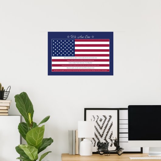 We Are One Poster (Heimbüro)