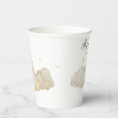 We Are Over The Moon Teddy Bear Baby Shower Pappbecher (Rechts)