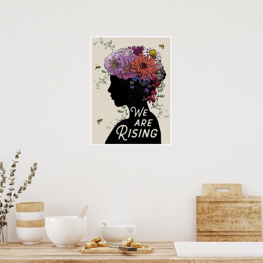 "We are Rising" 18x24 Poster (Küche)