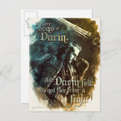 We Are Sons Of Durin Postkarte (Vorne/Hinten)