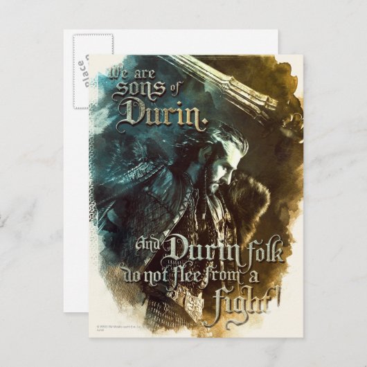 We Are Sons Of Durin Postkarte (Vorne/Hinten)