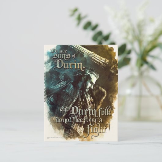 We Are Sons Of Durin Postkarte (Stehend Vorderseite)