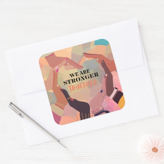 We Are Stronger Together Inclusivity Sticker Sets (Umschlag)