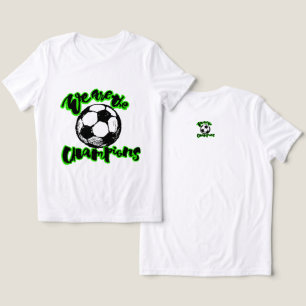 We Are The Champions Typografie-Design Tri-Blend Shirt