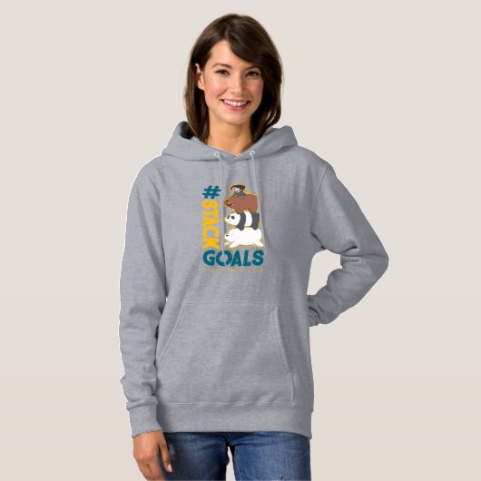 We Bare Bears and Chloe - #StackGoals Hoodie (Vorne ganz)