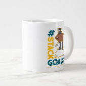 We Bare Bears and Chloe - #StackGoals Jumbo-Tasse (Vorderseite Rechts)