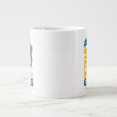 We Bare Bears and Chloe - #StackGoals Jumbo-Tasse (Vorderseite)