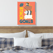 We Bare Bears and Chloe - #StackGoals Leinwanddruck (Insitu (Schlafzimmer))