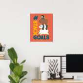 We Bare Bears and Chloe - #StackGoals Poster (Heimbüro)