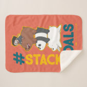 We Bare Bears and Chloe - #StackGoals Sherpadecke (Vorderseite (Horizontal))