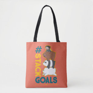 We Bare Bears and Chloe - #StackGoals Tasche