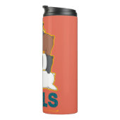 We Bare Bears and Chloe - #StackGoals Thermosbecher (Nach rechts gedreht)