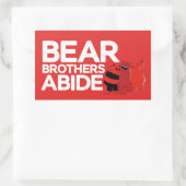 We Bare Bears - Bear Brothers Abide Rechteckiger Aufkleber (Tasche)
