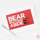 We Bare Bears - Bear Brothers Abide Rechteckiger Aufkleber (Umschlag)