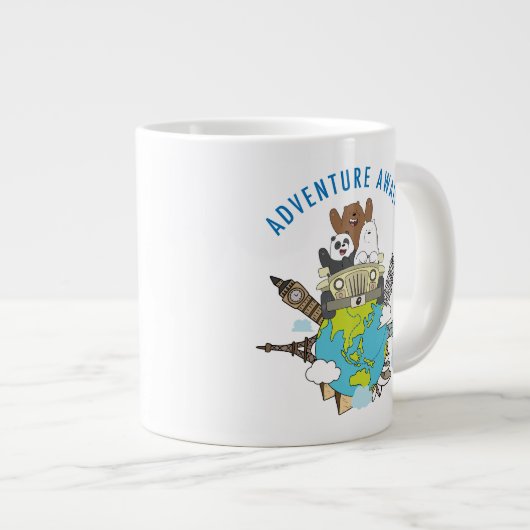 We Bare Bears - Erlebnis wartet Jumbo-Tasse (Vorderseite Rechts)