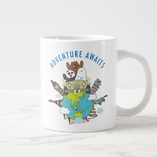 We Bare Bears - Erlebnis wartet Jumbo-Tasse (Rechts)