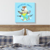 We Bare Bears - Erlebnis wartet Leinwanddruck (Insitu (Schlafzimmer))