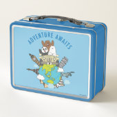 We Bare Bears - Erlebnis wartet Metall Brotdose (Rückseite)