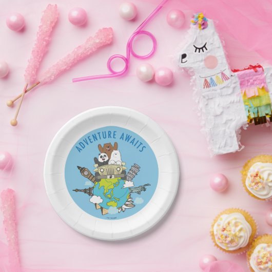 We Bare Bears - Erlebnis wartet Pappteller (Party)