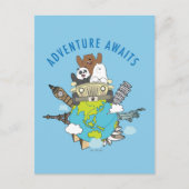 We Bare Bears - Erlebnis wartet Postkarte (Vorderseite)