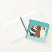 We Bare Bears Group Hug Notizblock (Innenseite)