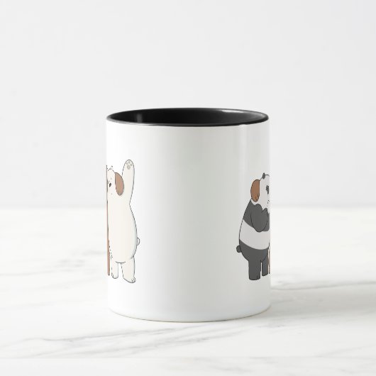 We Bare Bears Group Hug Tasse (Zentrum)