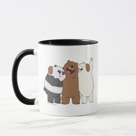 We Bare Bears Group Hug Tasse (Links)